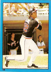 1982 Topps Baseball Stickers     106     Jack Clark